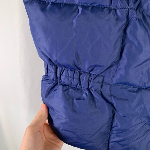 Oshman's Down Vest Men's Medium Blue Full Zip Down Feathers Fill Pockets - Picture 11 of 11